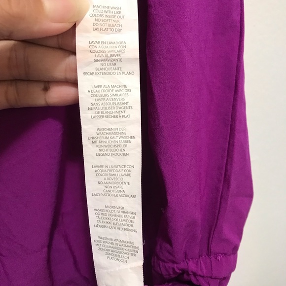 Fabletics purple romper with crochet details size Medium - Picture 9 of 15